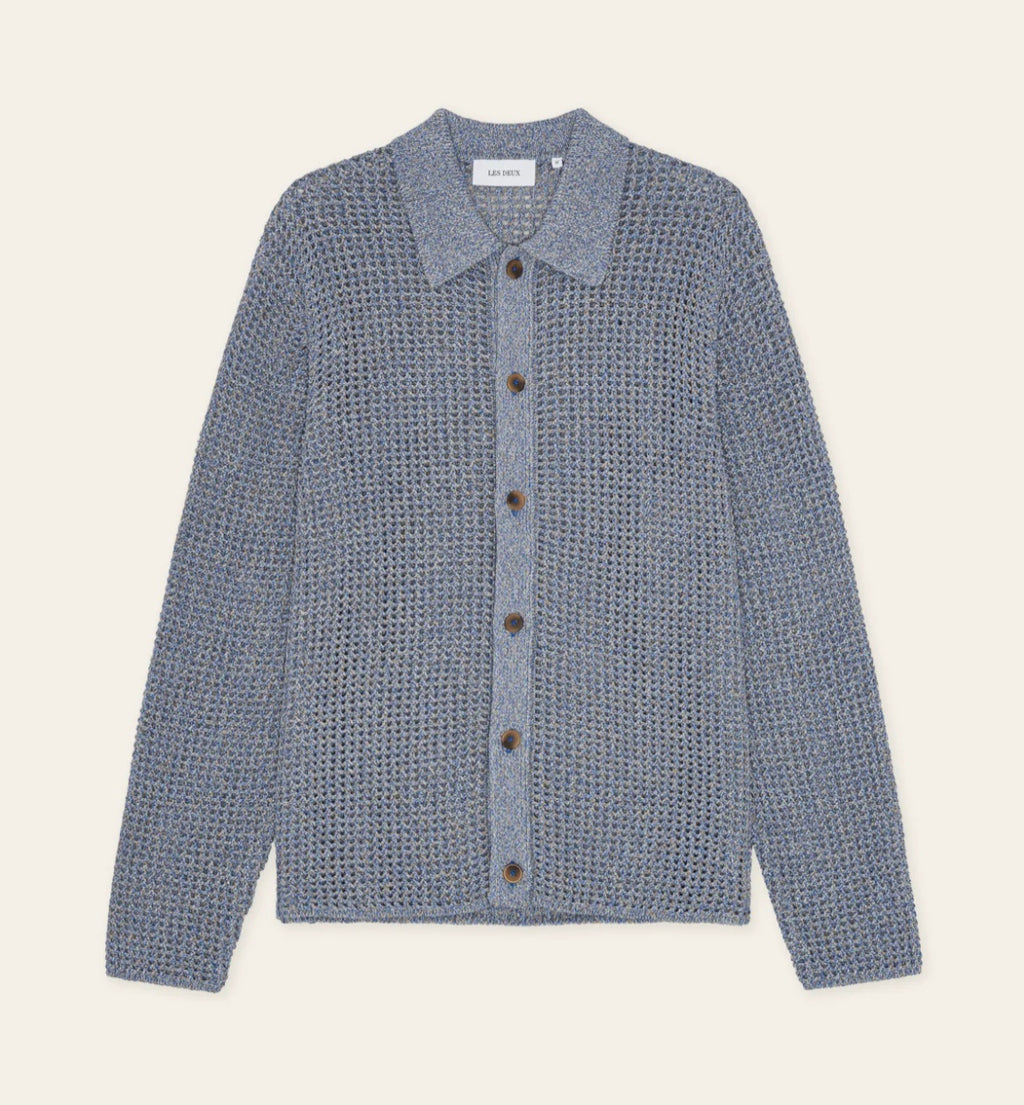 Les Deux Gerald Long-Sleeve Knitted Shirt