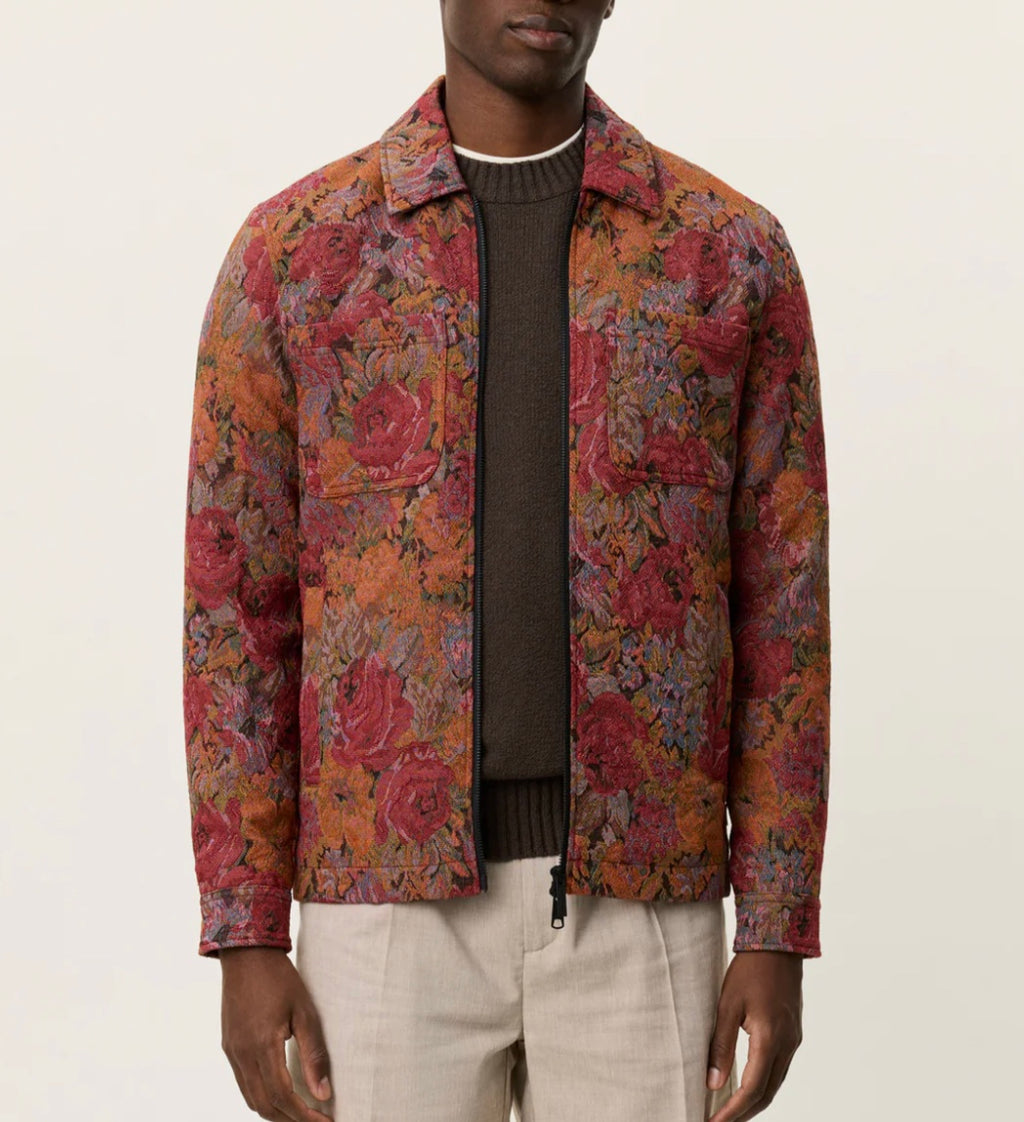 Les Deux Marseille Jacquard Zipper Jacket