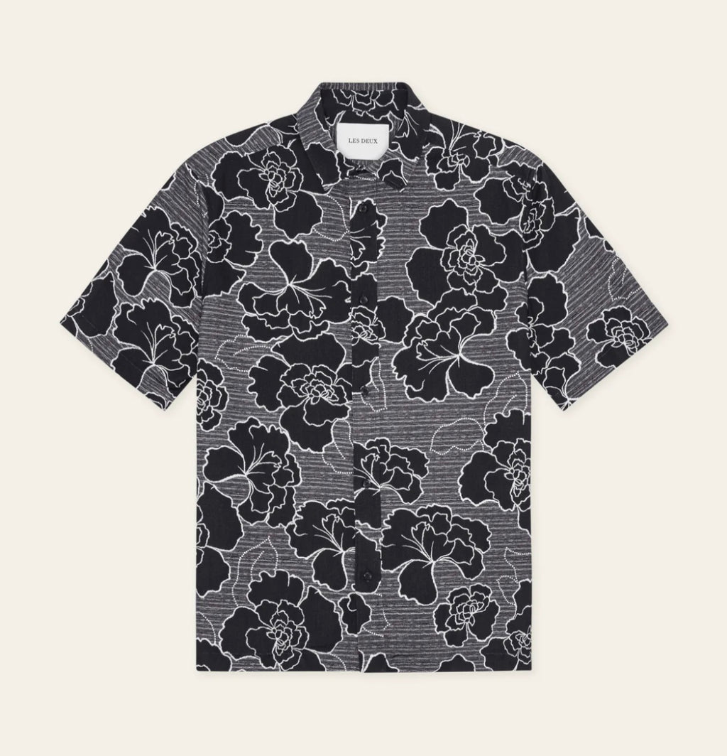 Les Deux Charlie Poppy Short-Sleeve Shirt