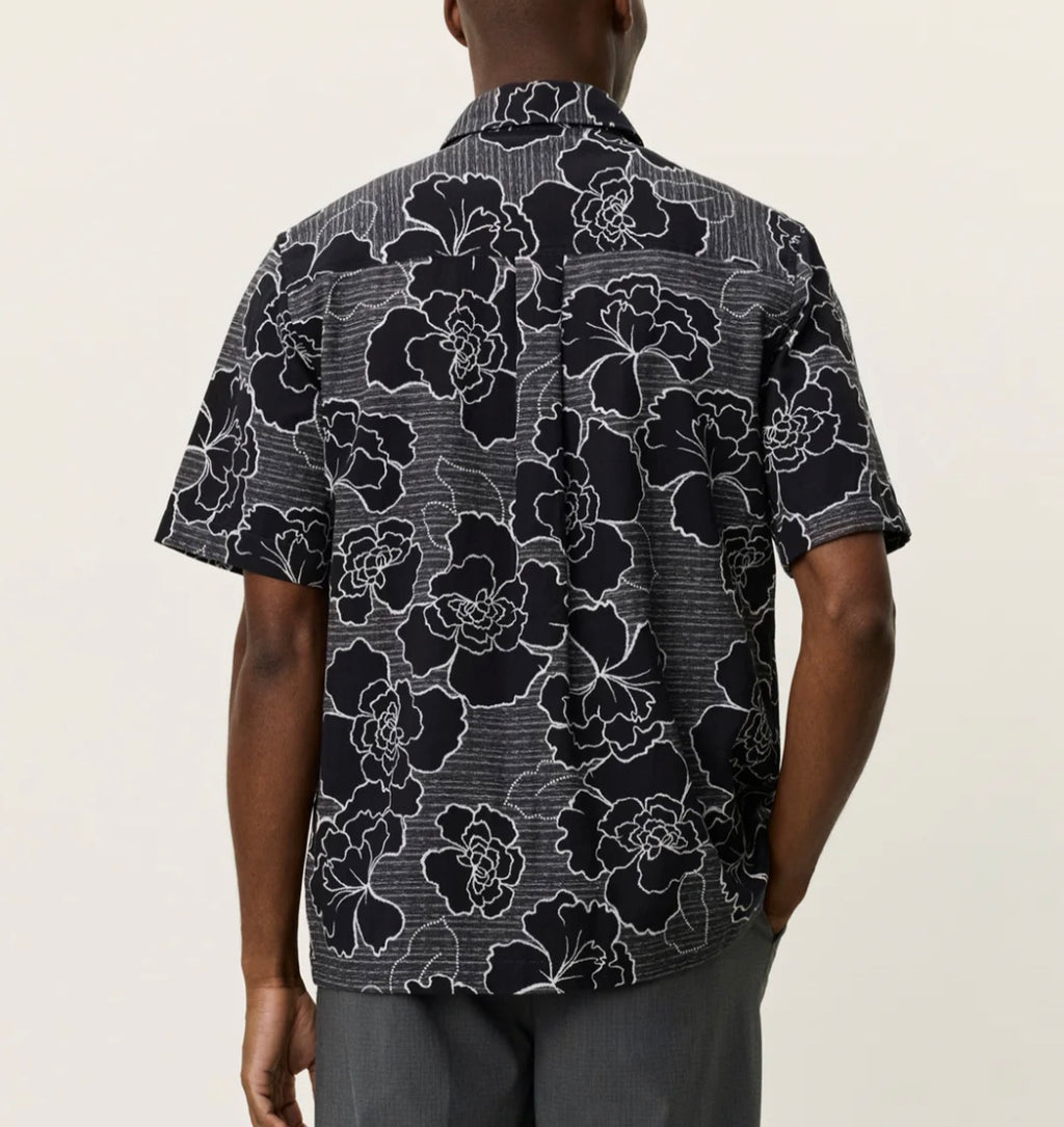 Les Deux Charlie Poppy Short-Sleeve Shirt