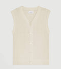 NN.07  Reece Ribbed Organic Cotton Sweater Vest