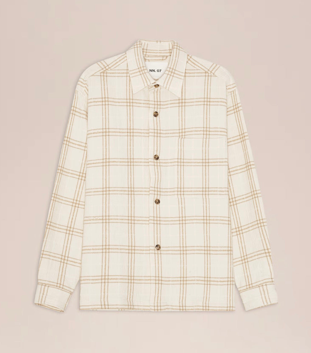 NN.07 Adwin Workwear-Inspired Relaxed Fit Overshirt