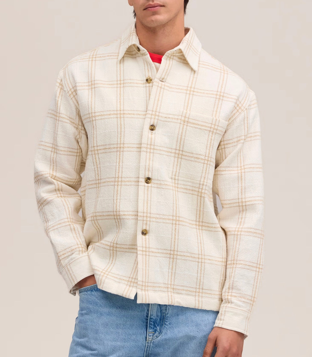 NN.07 Adwin Workwear-Inspired Relaxed Fit Overshirt