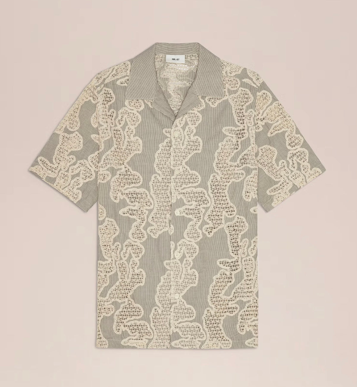 NN.07 Julio Embroidery Organic Cotton Shirt