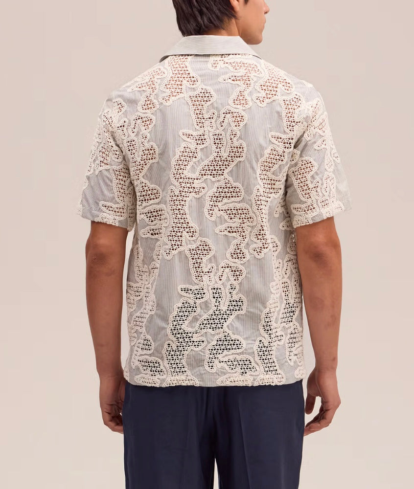 NN.07 Julio Embroidery Organic Cotton Shirt