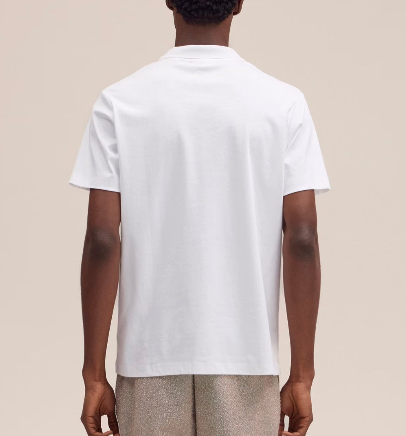 NN.07 Paul Open Collar Organic Cotton Polo