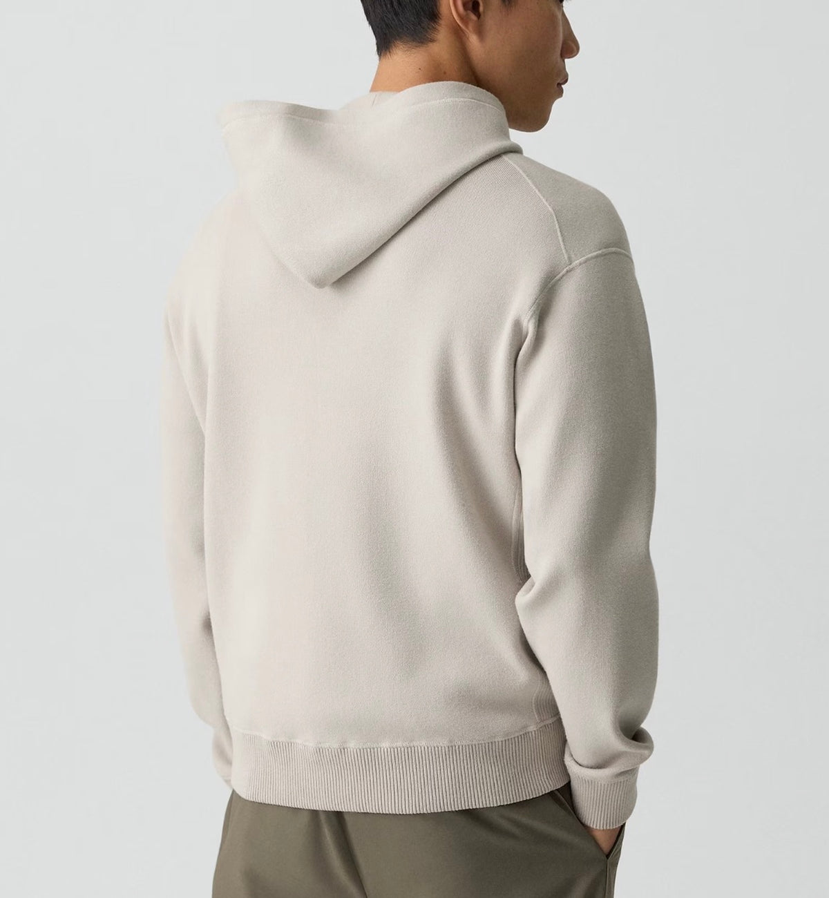 Theory Relaxed Hoodie in Light Bilen