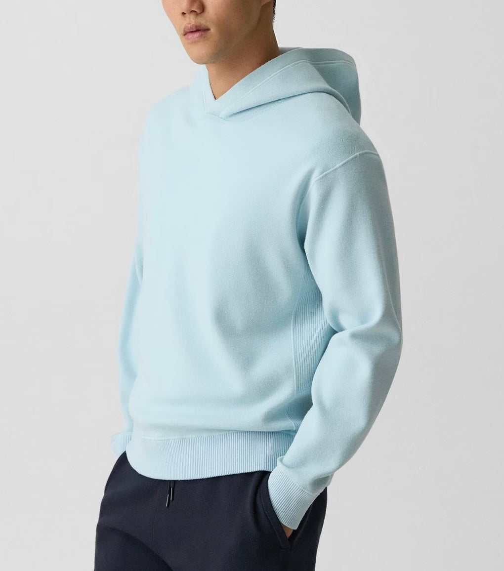 Theory Relaxed Hoodie in Light Bilen