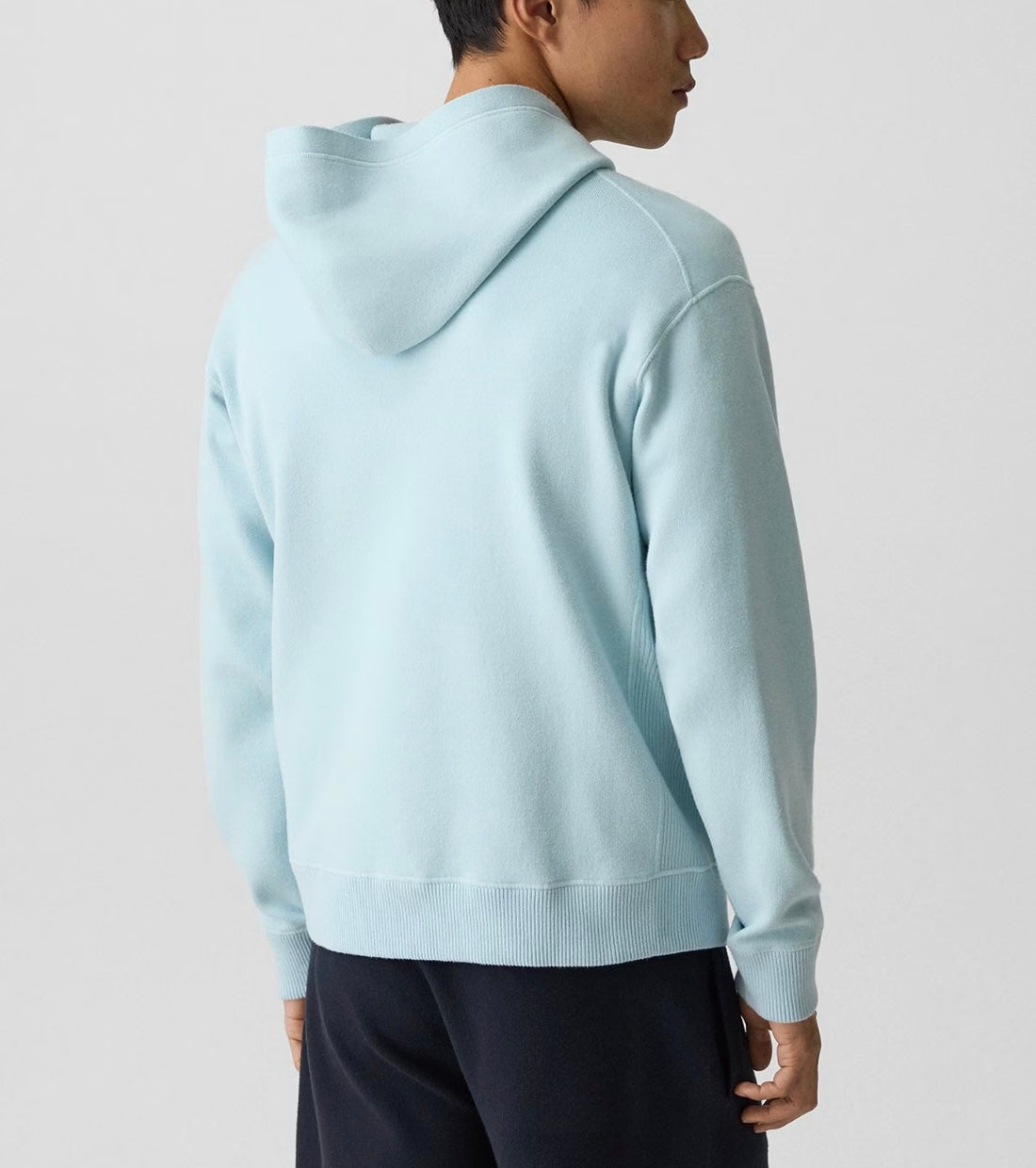 Theory Relaxed Hoodie in Light Bilen