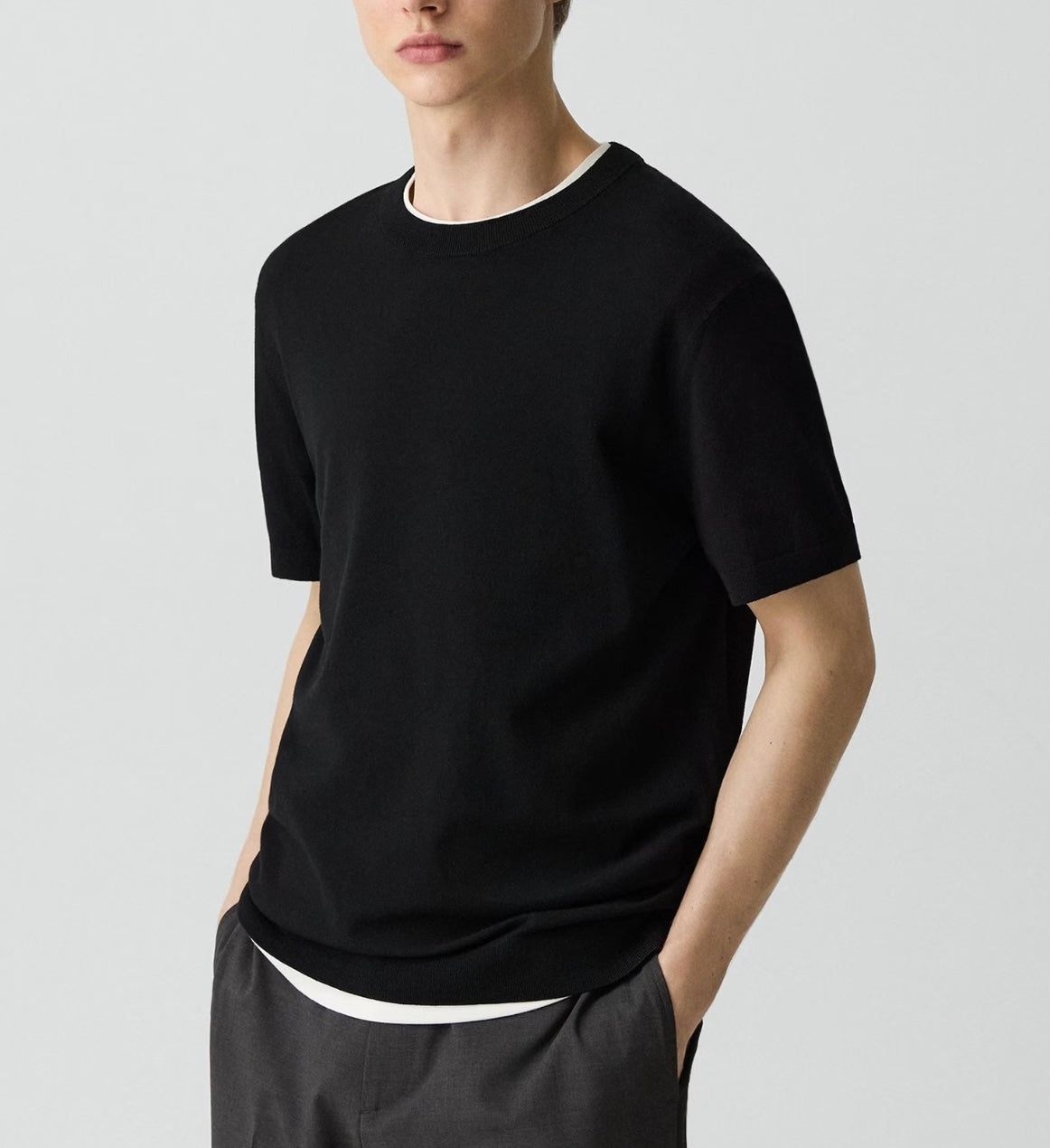 Theory Soris Tee in Light Bilen