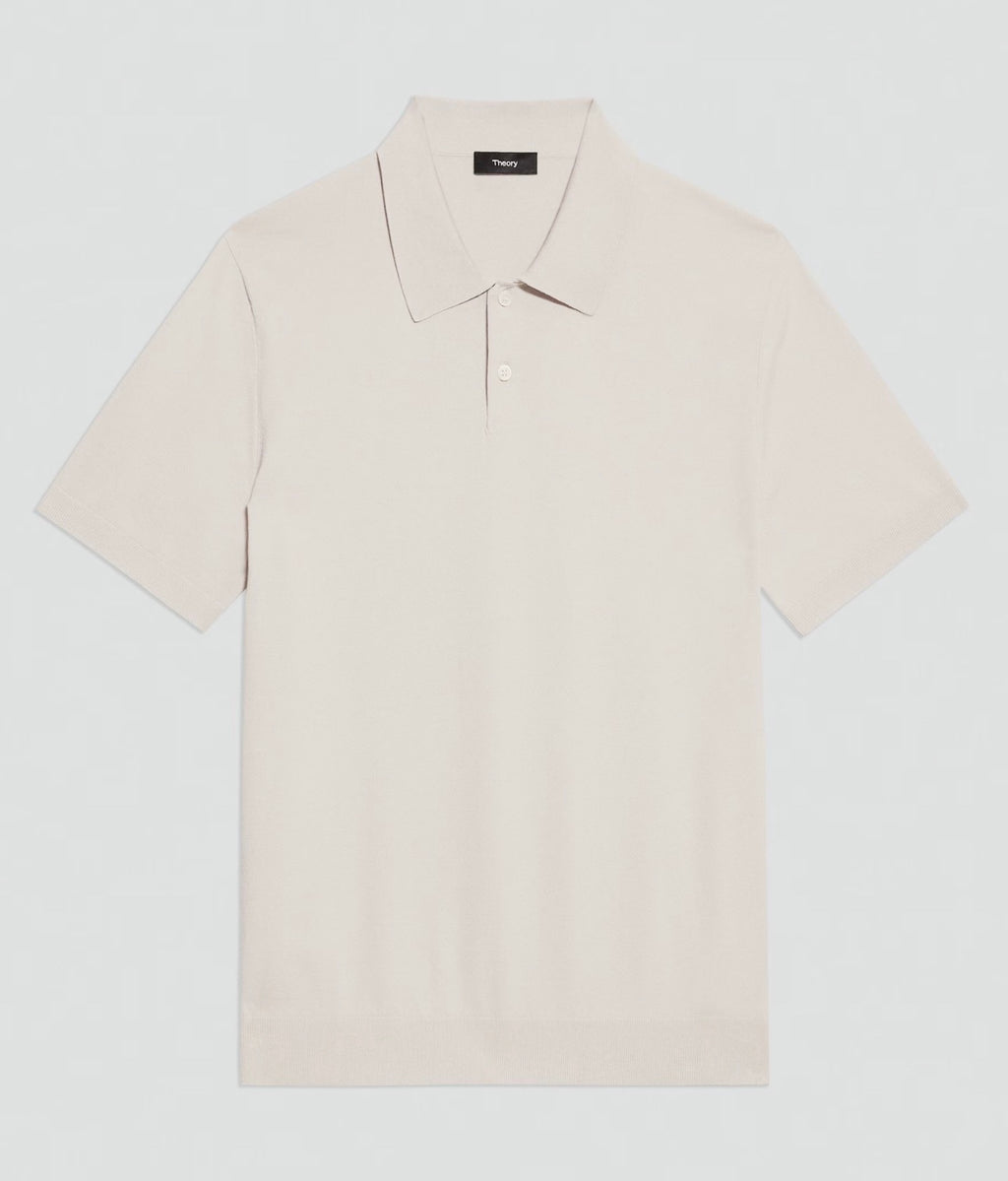 Theory Brenan Polo Shirt in Light Bilen