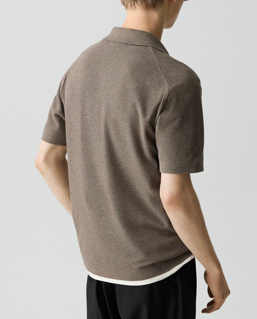 Theory Brenan Polo Shirt in Light Bilen