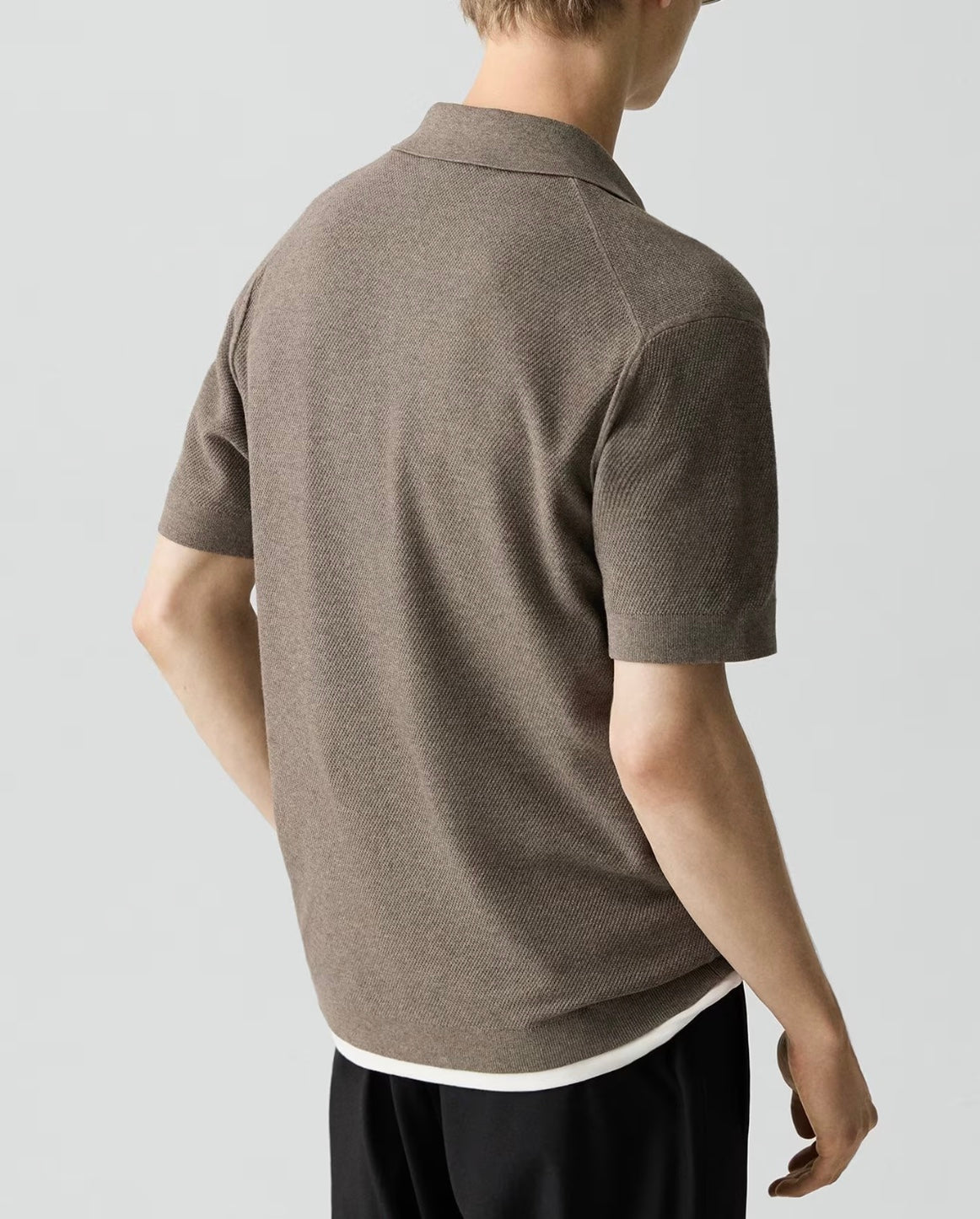 Theory Brenan Polo Shirt in Light Bilen
