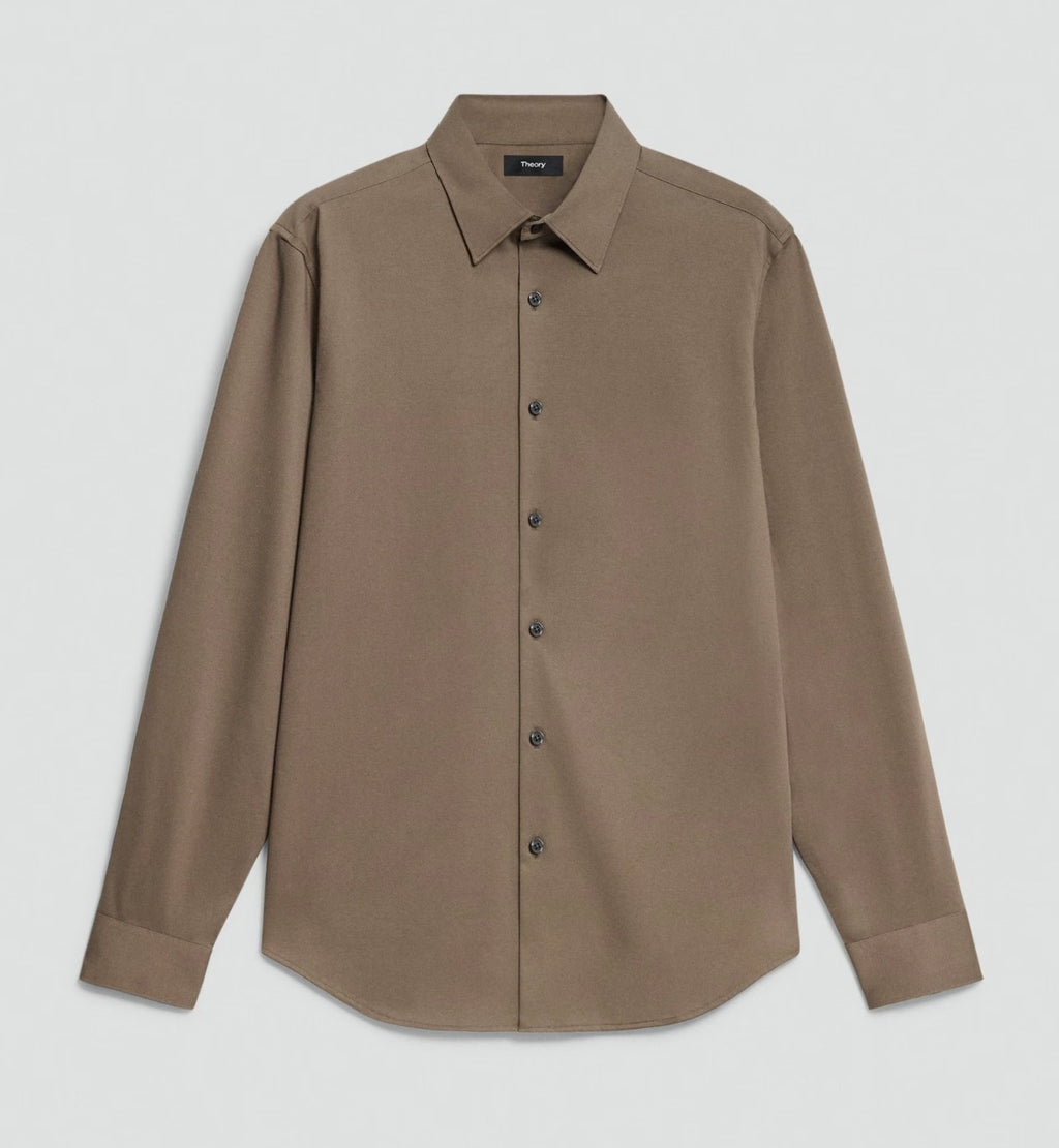 Theory Sylvain Shirt in Structure Knit