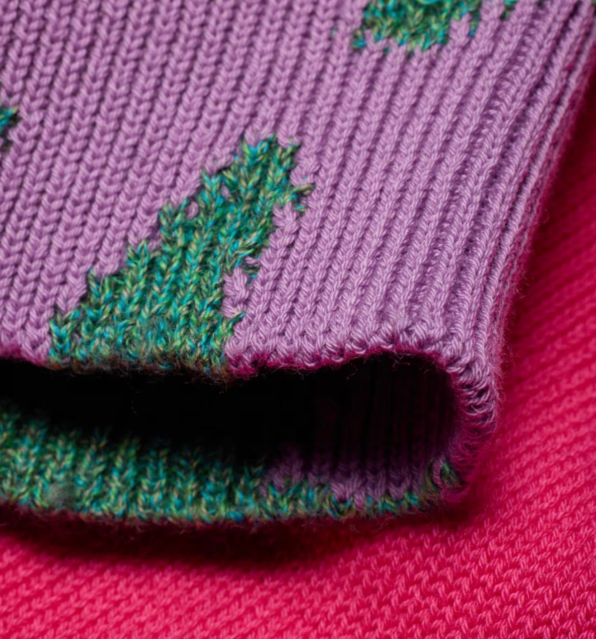 Paul Smith River Collage Knitted Cotton Sweater
