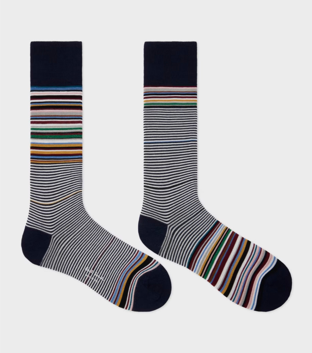 Paul Smith Nash Odd Stripe Sock