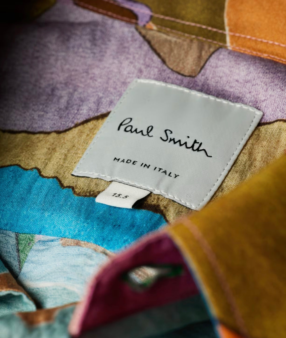 Paul Smith River Collage Viscose-Blend Shirt