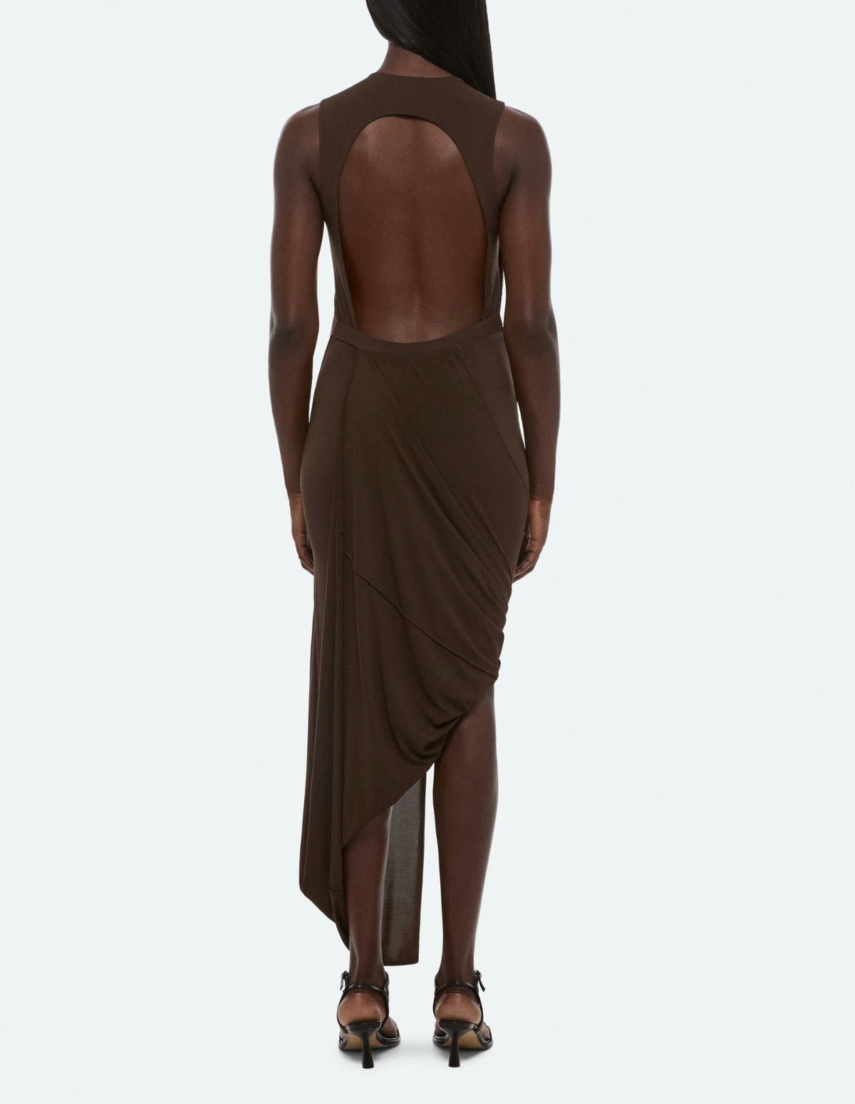 Helmut Lang Twisted Drape Dress