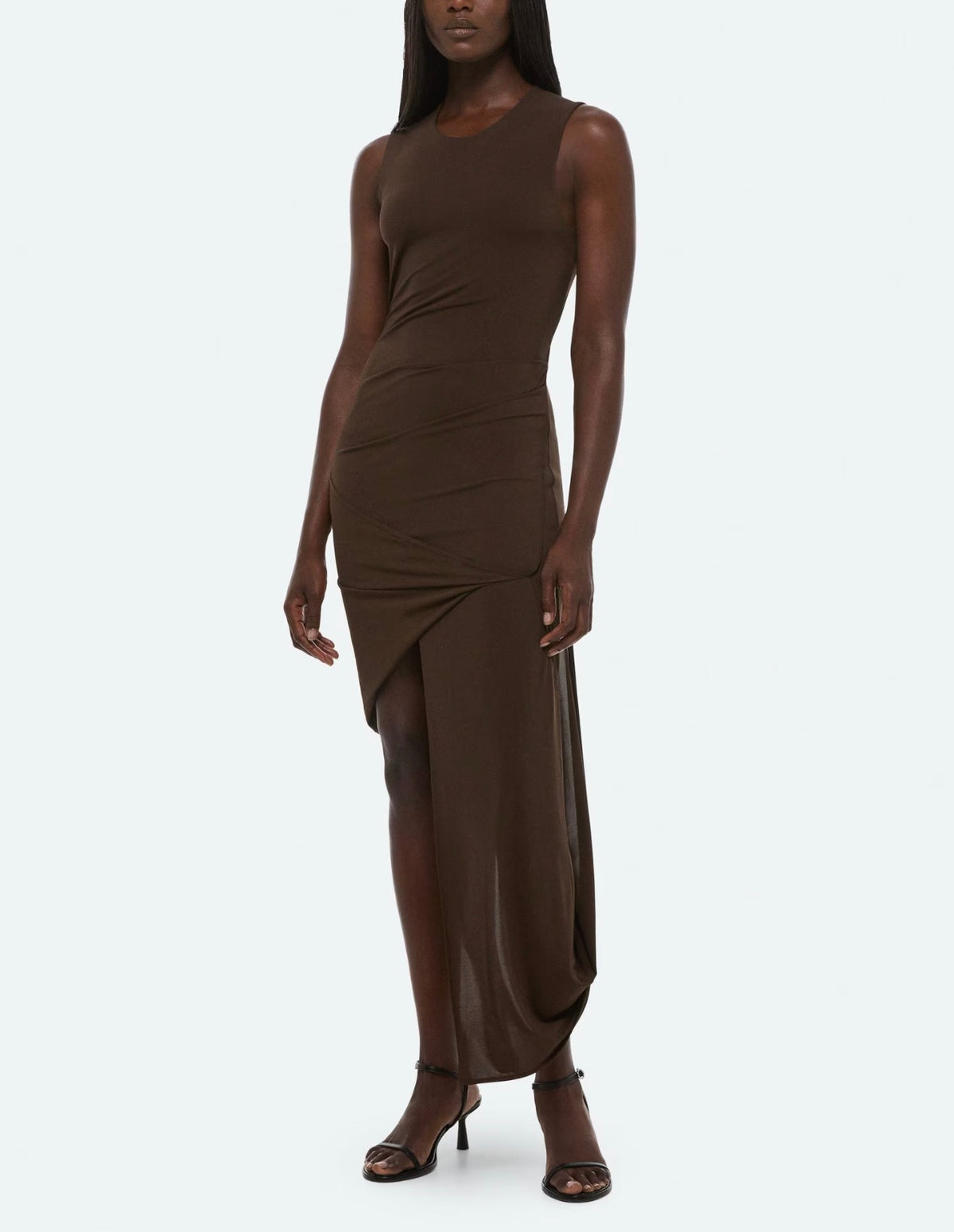 Helmut Lang Twisted Drape Dress