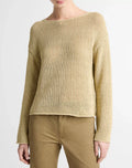 Vince Coated Cotton-Blend Sweater