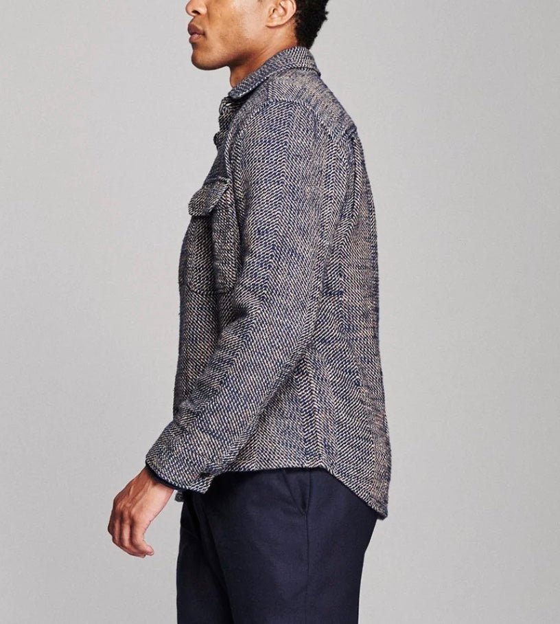Billy Reid Herringbone CPO Overshirt