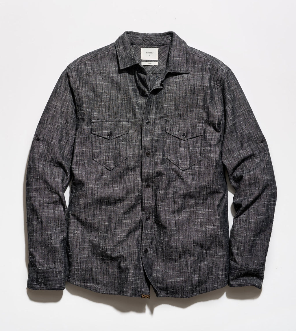 Billy Reid Slub Cotton Scout Shirt