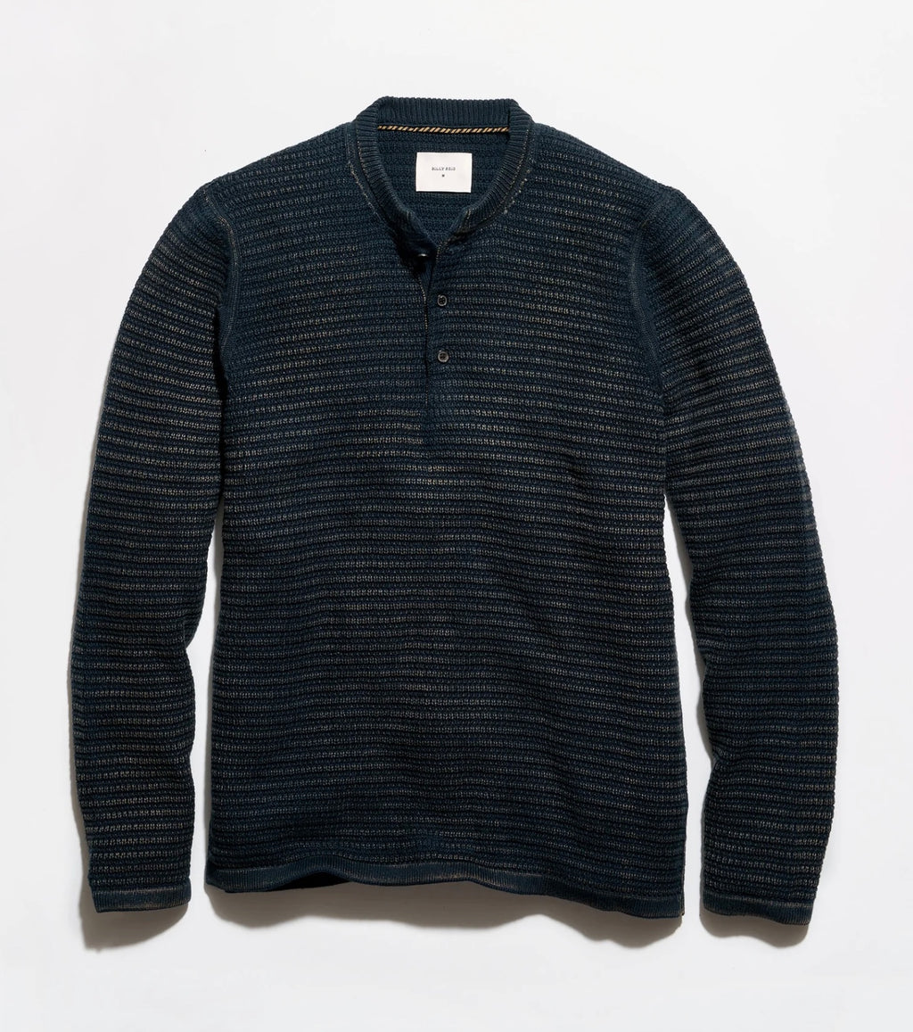 Billy Reid Garment Dyed Links Henley