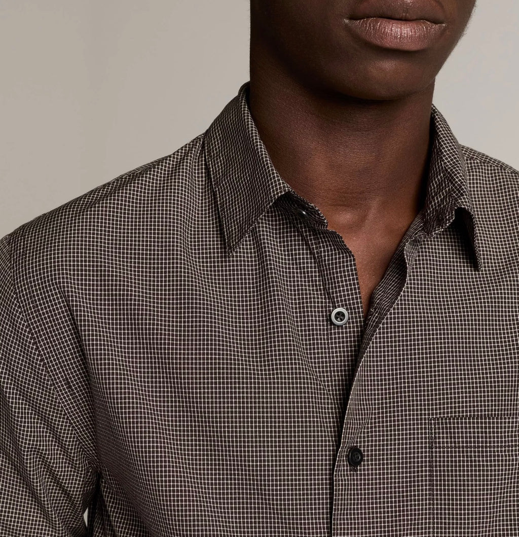 Vince McDermott Plaid Cotton Button-Front Shirt