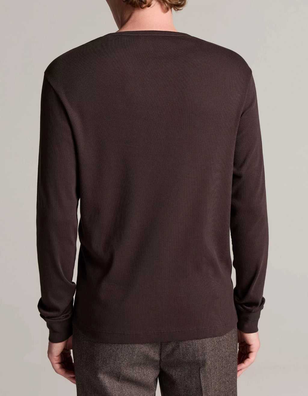 Vince Ribbed Cotton Henley