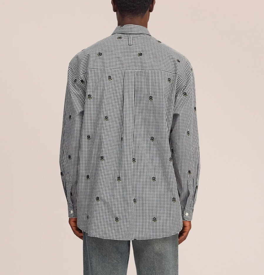 NN.07 Skyler Embroidery Organic Cotton Shirt
