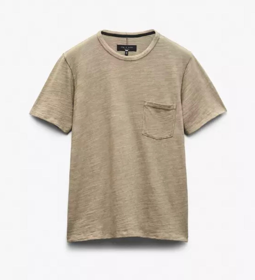 Rag & Bone Washed Classic Flame Tee