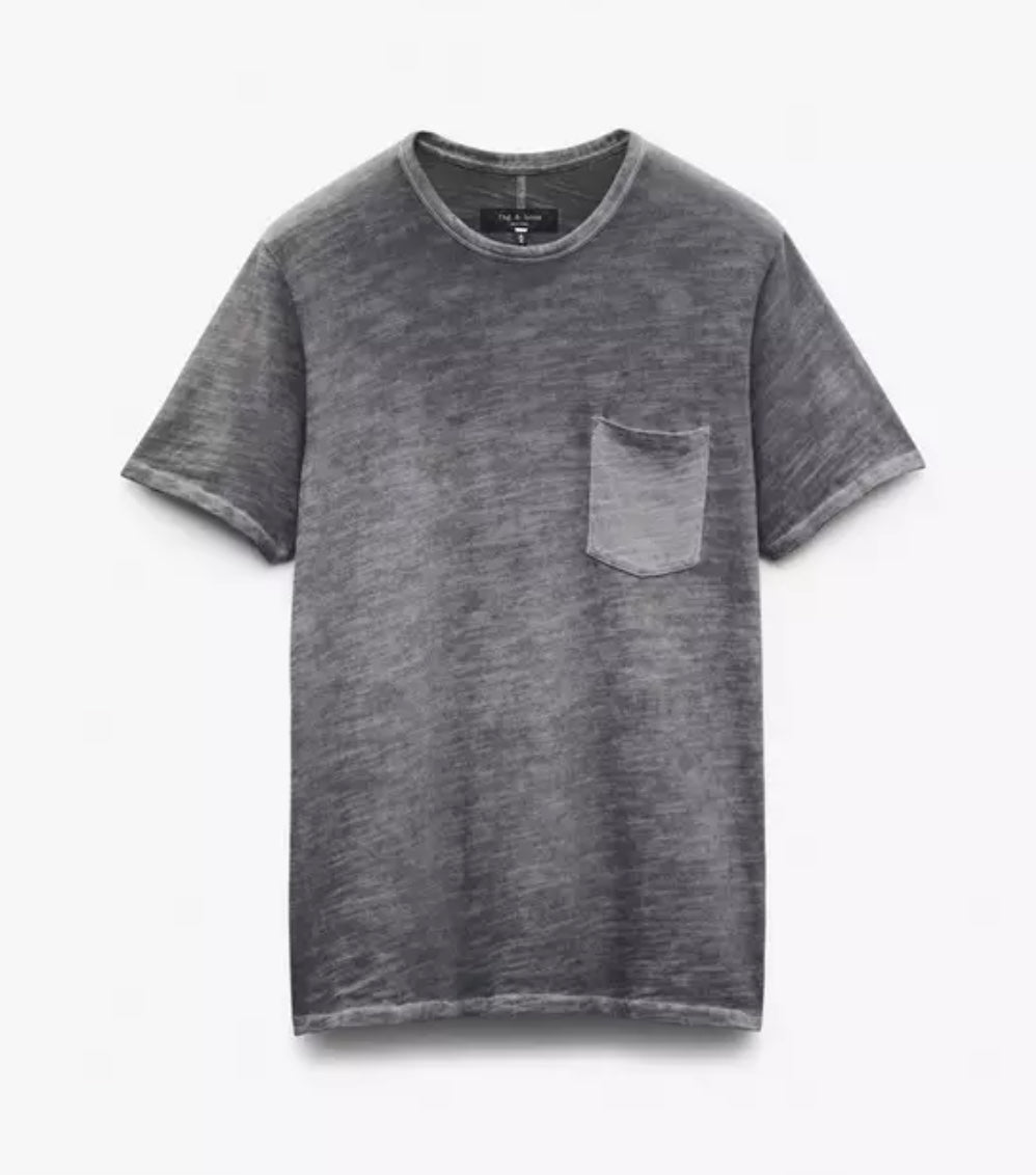 Rag & Bone Washed Classic Flame Tee