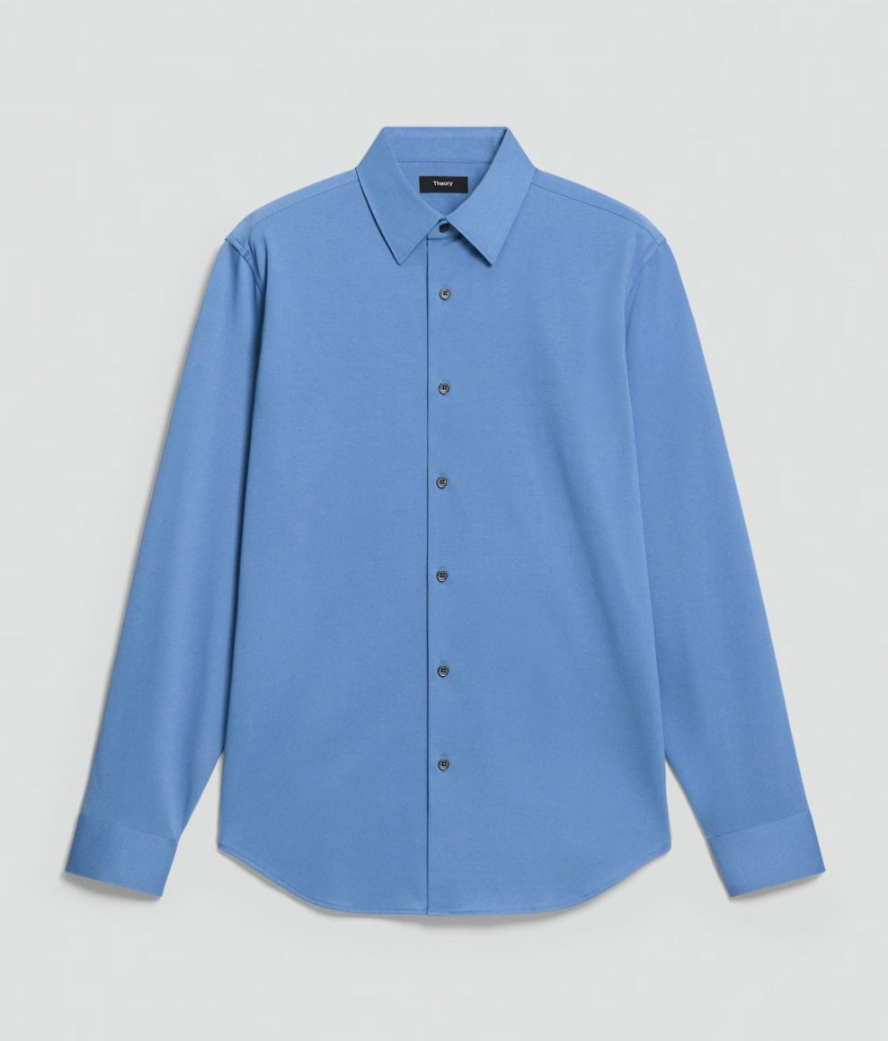 Theory Sylvain Shirt in Structure Knit