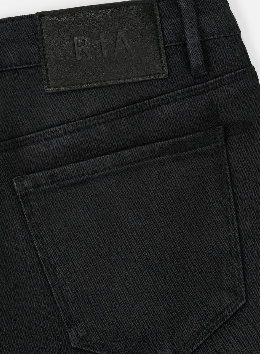 RTA Clayton Skinny Jean | Coated black