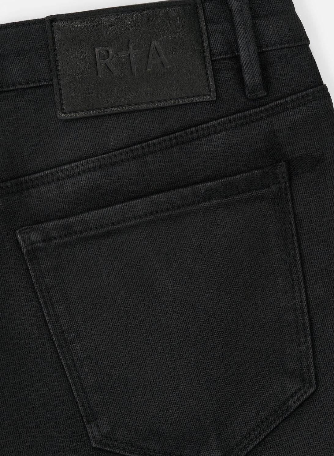 RTA Clayton Skinny Jean | Coated black