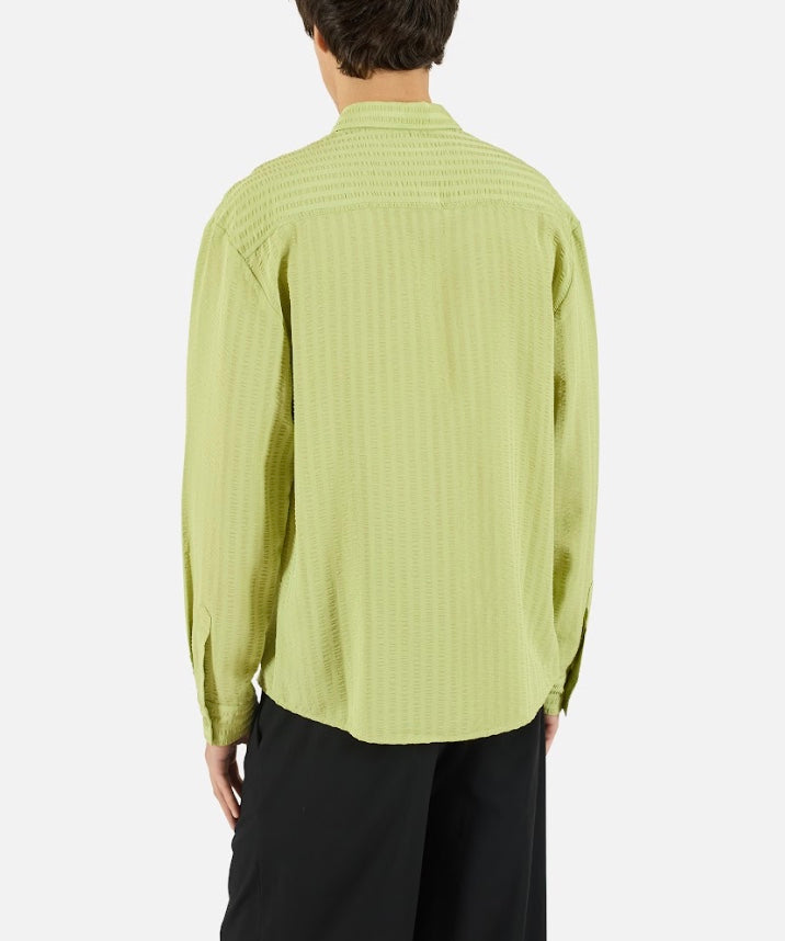 Krost Lime Green Button Up Shirt