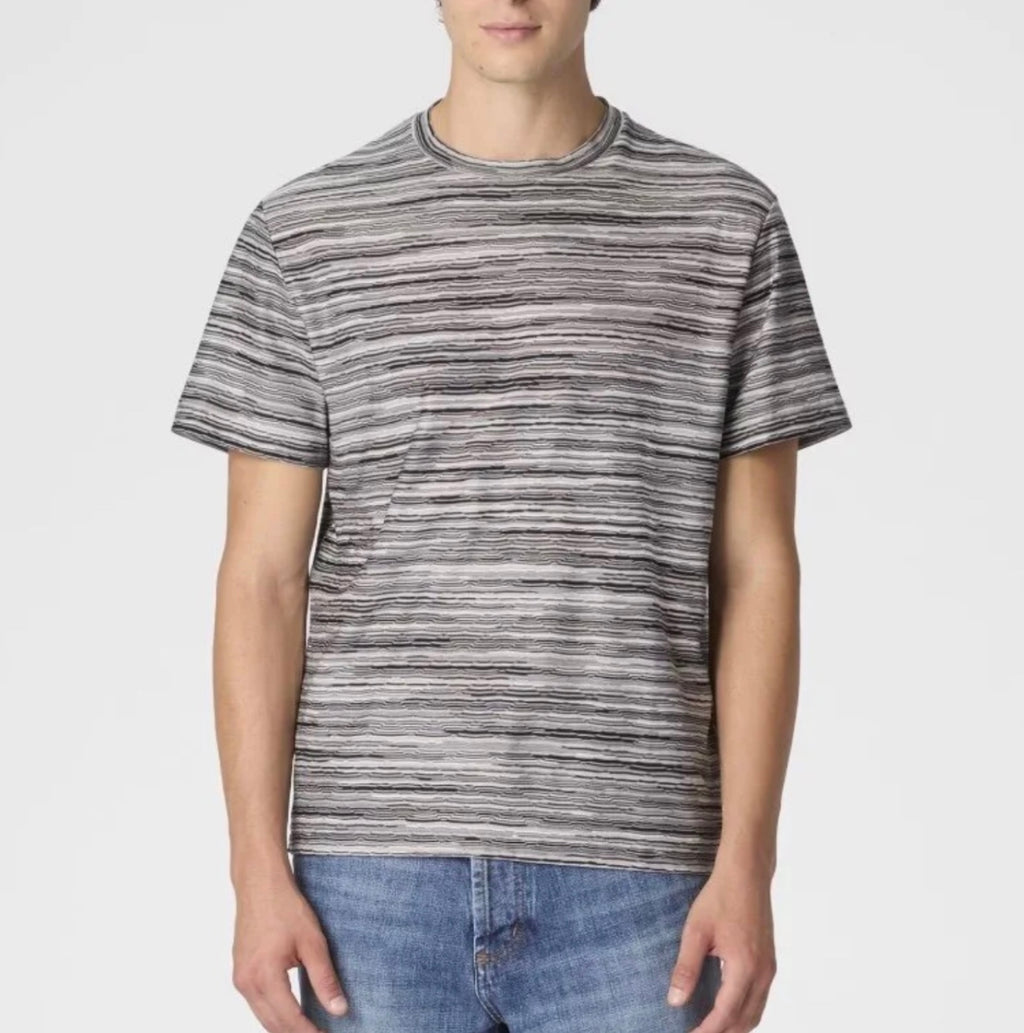 Missoni T-Shirt With Flame And Zigzag Pattern