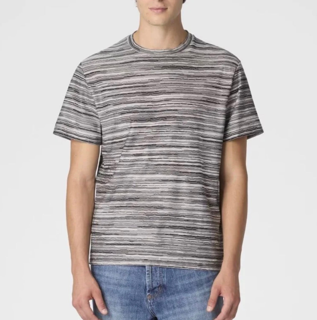 Missoni T-Shirt With Flame And Zigzag Pattern