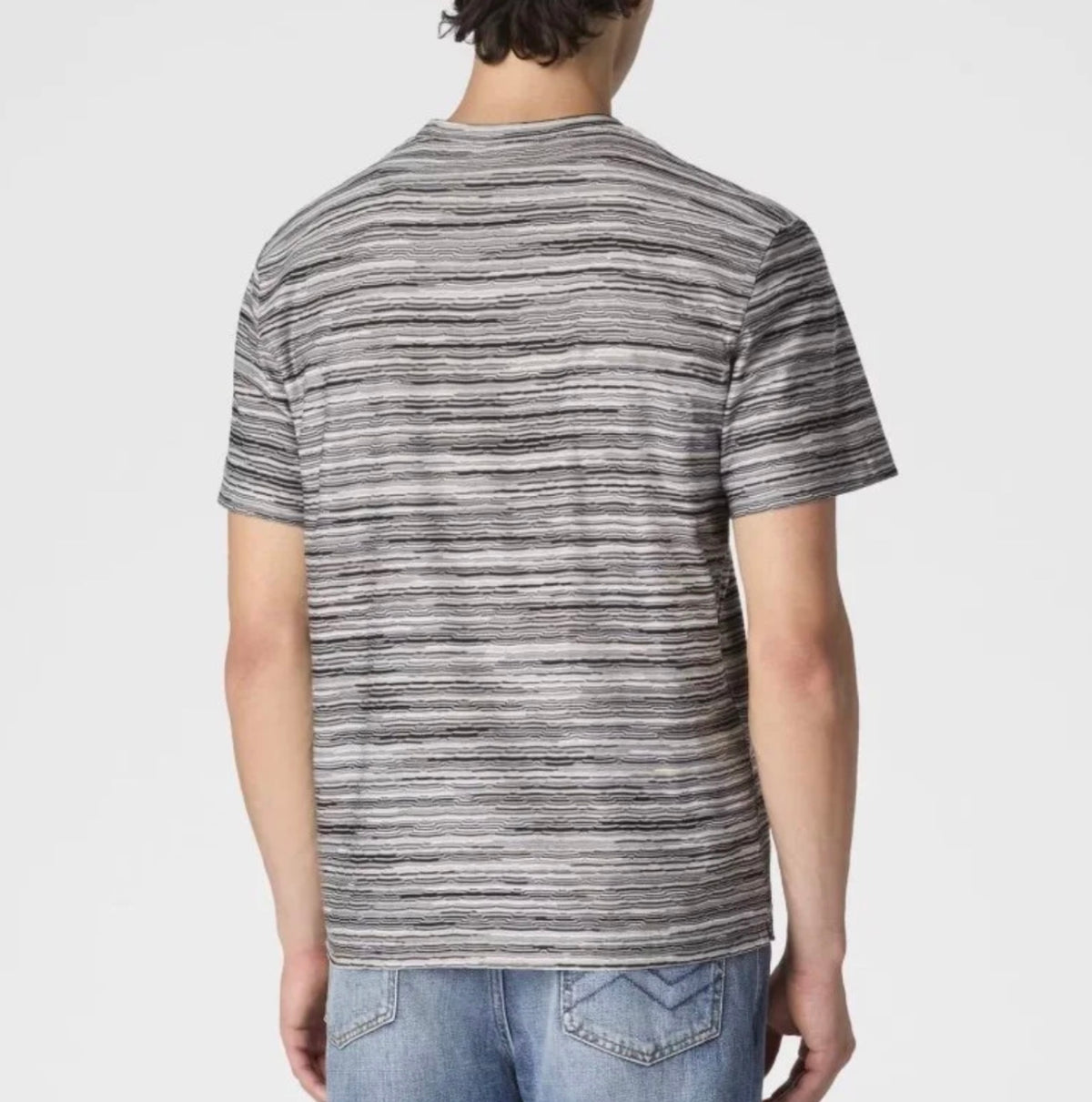 Missoni T-Shirt With Flame And Zigzag Pattern