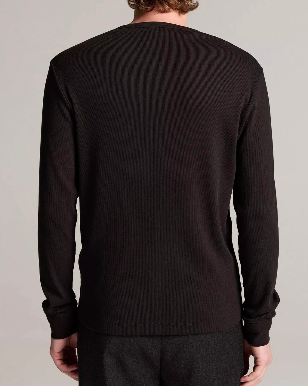 Vince Ribbed Cotton Henley