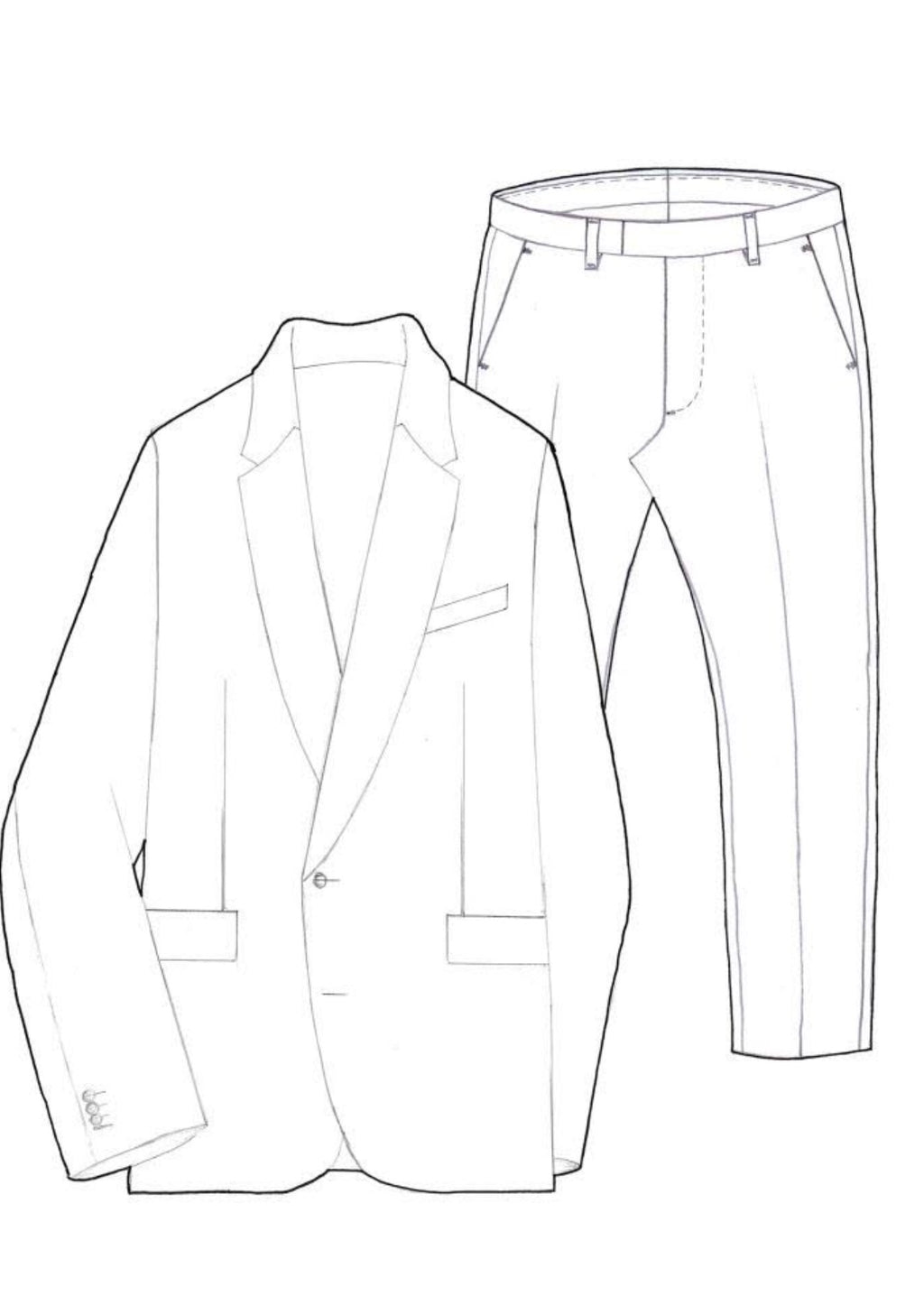 Paul Smith Mens Tailored Fit 2 Button Suit