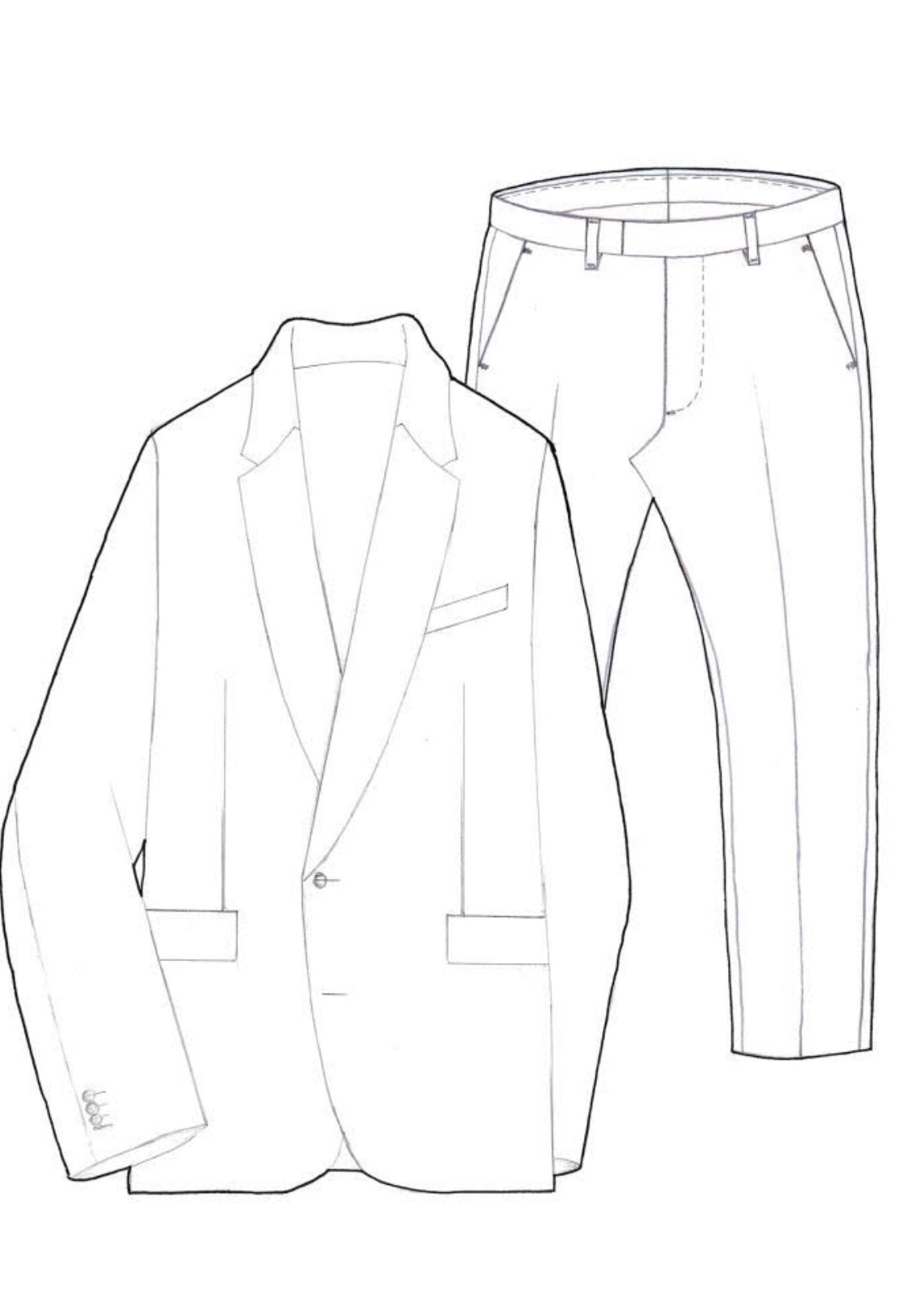 Paul Smith Mens Tailored Fit 2 Button Suit