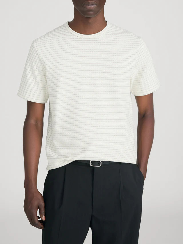 Frame Jacquard Stripe Tee