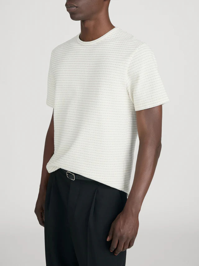 Frame Jacquard Stripe Tee