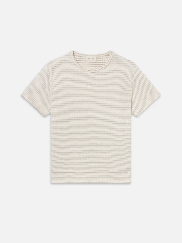 Frame Jacquard Stripe Tee