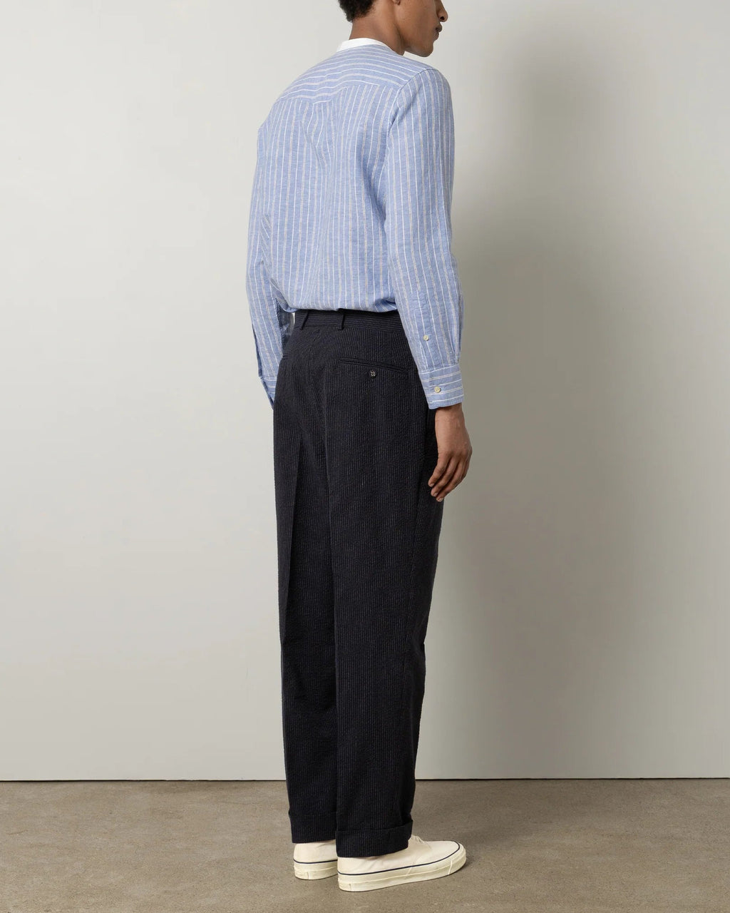Officine Generale Hugo Stripe Seersucker