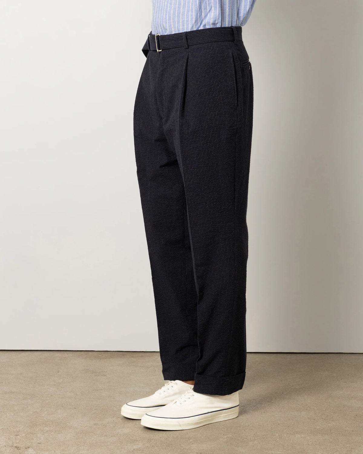 Officine Generale Hugo Stripe Seersucker