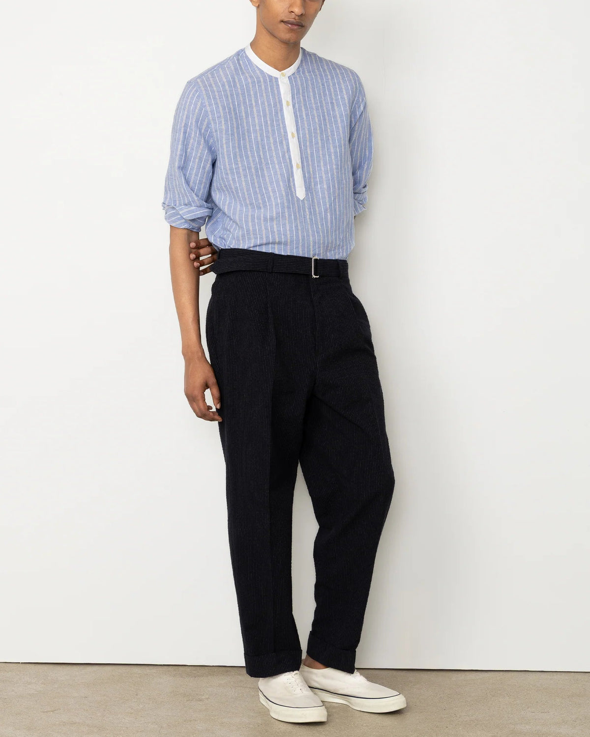 Officine Generale Auguste Stripe Oxford