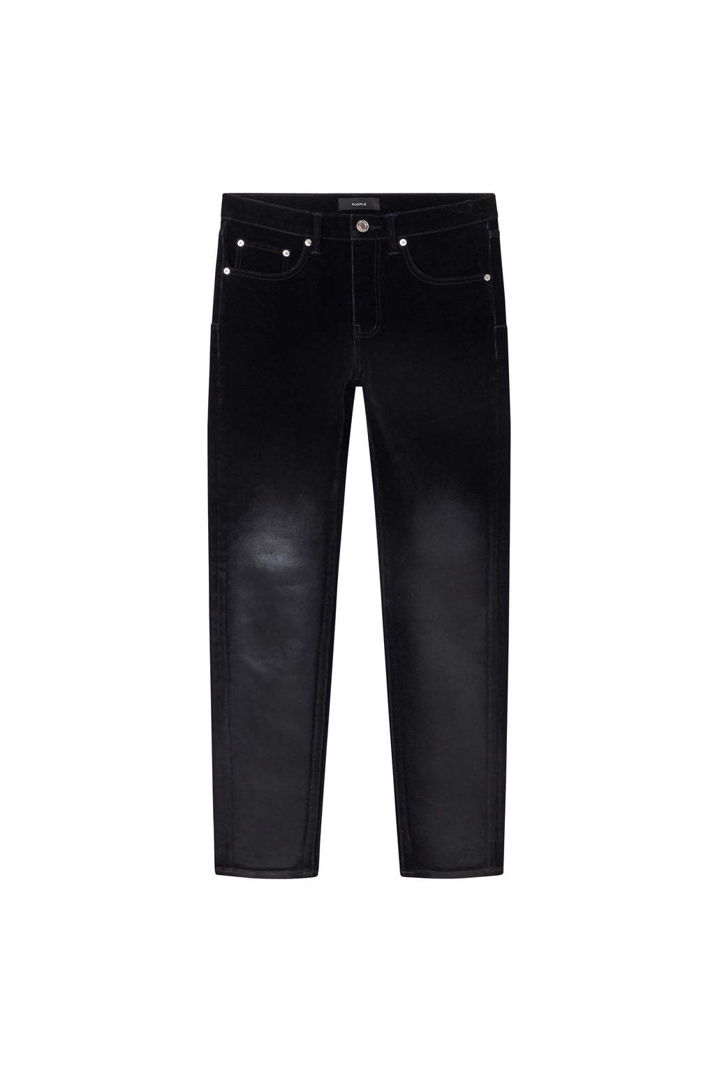 Purple Flock Dipped Jeans