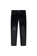 Purple Flock Dipped Jeans